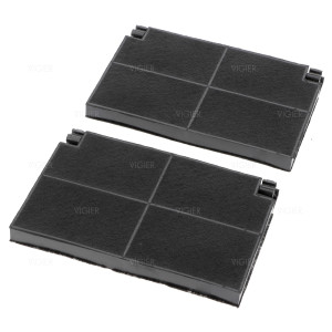 Lot de 2 filtres a charbon Hotte DE DIETRICH AH4061E1