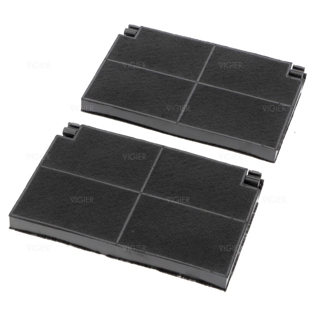 Lot de 2 filtres a charbon Hotte DE DIETRICH AH4061E1