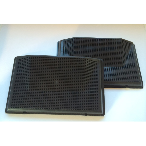 2 FILTRES A CHARBONS SCHOLTES ARISTON TYPE 37 28.5X17.5CM