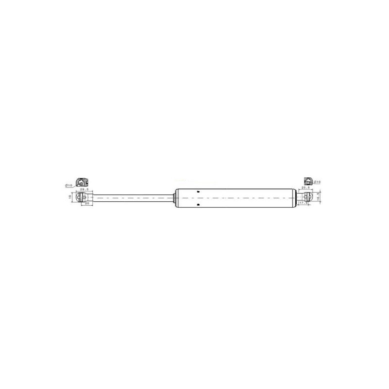 Vérin de porte relevable 200N