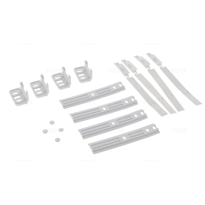 Kit de montage universel pour porte glissiere frigo encastré
