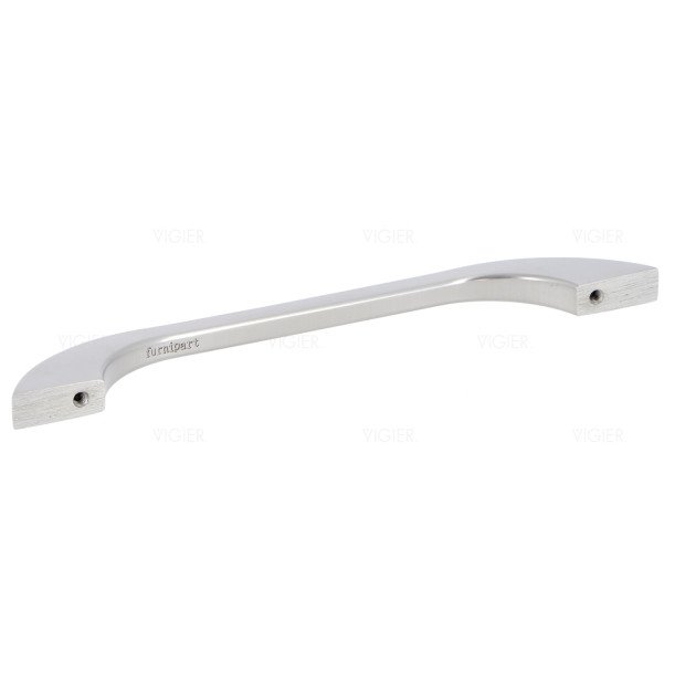 Poignee de porte acier finition inox brossé-entraxe 160mm