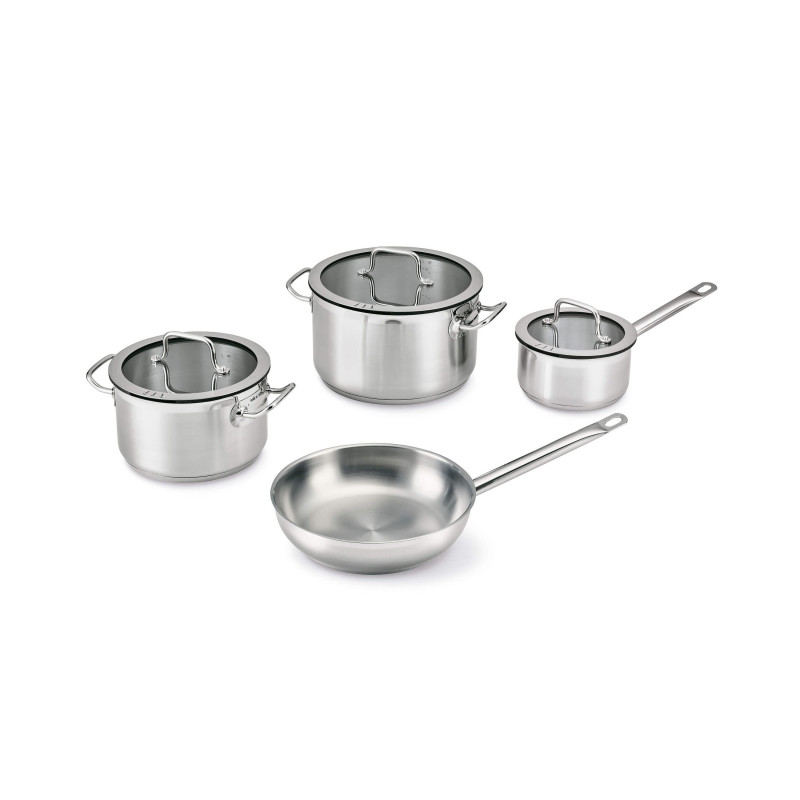 Batterie cuisine 7 pcs Hotel Downdraft-Essentials Hotte Plan