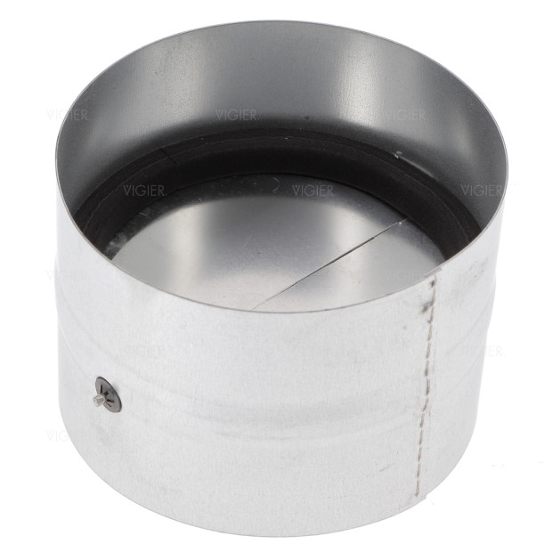 Clapet anti-retour universel 125mm en acier pour Hotte