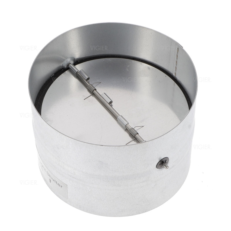 Clapet anti-retour universel 125mm en acier pour Hotte