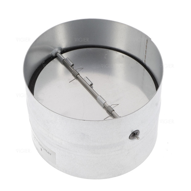 Clapet anti-retour universel 125mm en acier pour Hotte