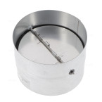Clapet anti-retour universel 125mm en acier pour Hotte