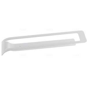 Porte-torchons fixe en acier vernis Blanc mat