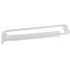 Porte-torchons fixe en acier vernis Blanc mat