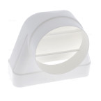 Adaptateur angle femelle/male tubage plat hotte Novy 906405