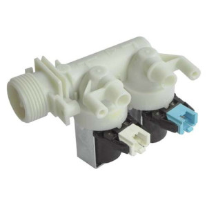 ELECTROVANNE DOUBLE A CONNECTEUR LAVE LINGE ARISTON INDESIT