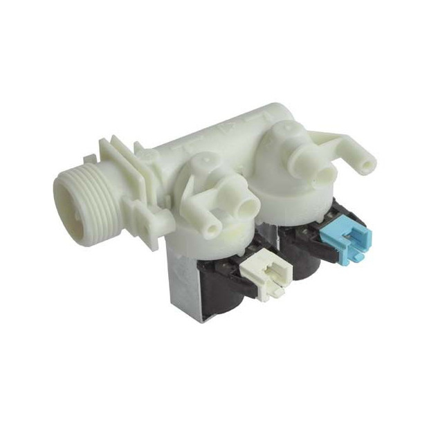 ELECTROVANNE DOUBLE A CONNECTEUR LAVE LINGE ARISTON INDESIT