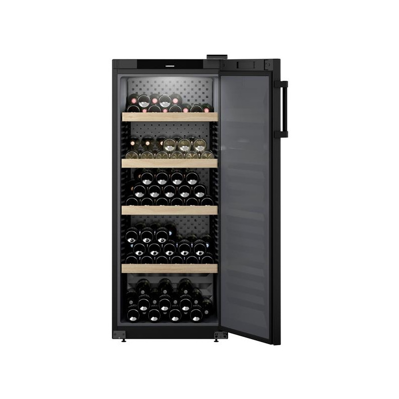 Cave a Vin Liebherr 166 bouteilles clayettes bois WKP166