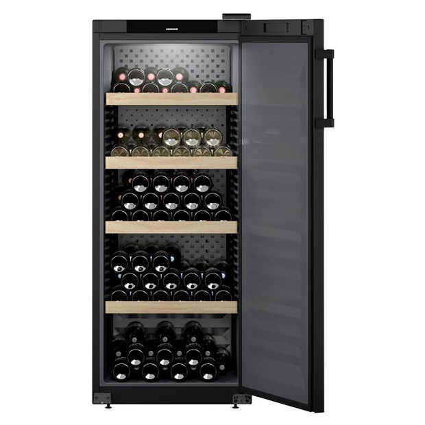 Cave a Vin Liebherr 166 bouteilles clayettes bois WKP166
