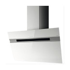 Hotte murale inclinée verre blanc 90cm Elica StripeLux
