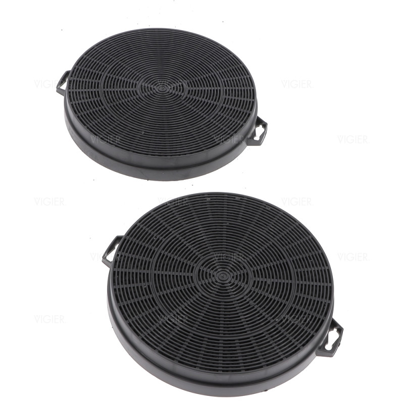 LOT DE 2 FILTRES A CHARBON HOTTE DIAMETRE 210MM