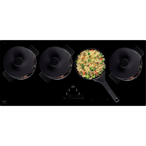 Plaque Induction panoramique 90cm, 4 zones, Gamme PRO 1777