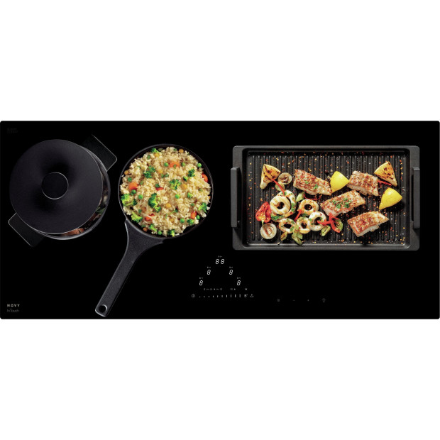 Plaque Induction panoramique 90cm, 4 zones, Gamme PRO 1777