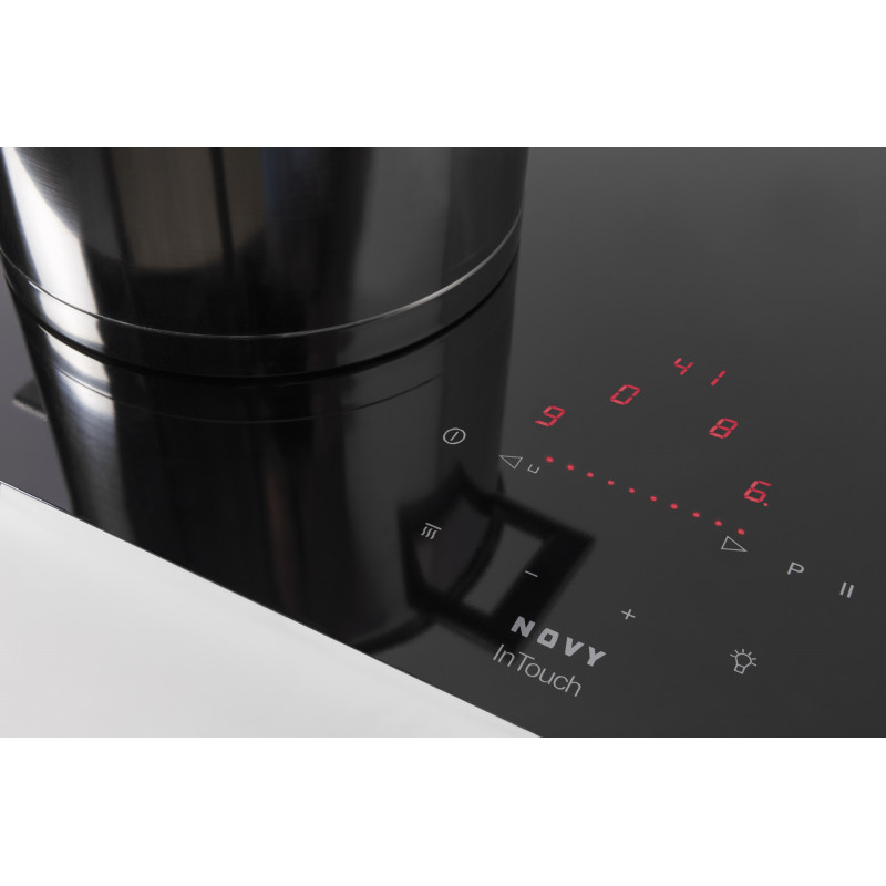 Plaque 3 foyers induction panoramique 6700W Novy 1757/2