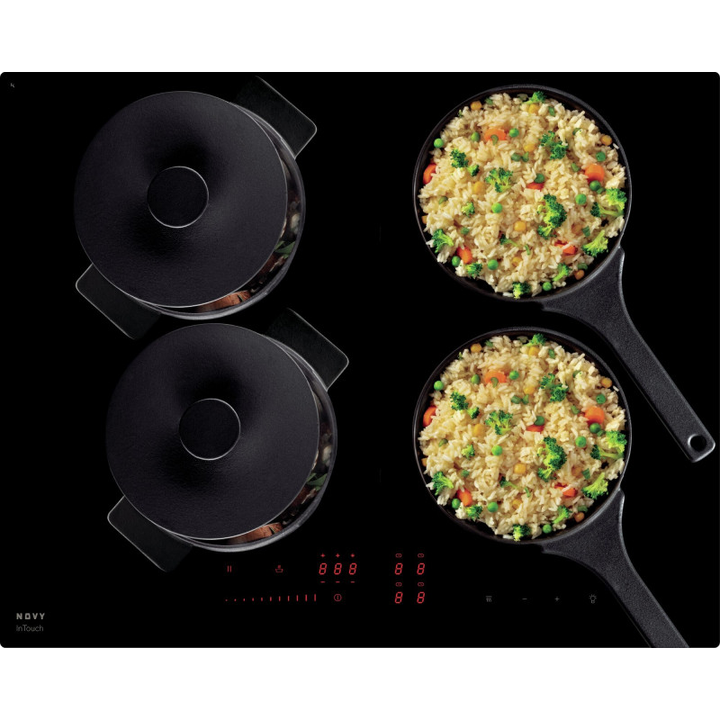 Table induction Power, 4 foyers Novy 65cm