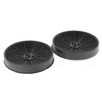 Lot de 2 filtres à charbon d'origine pour hotte Airlux Glem