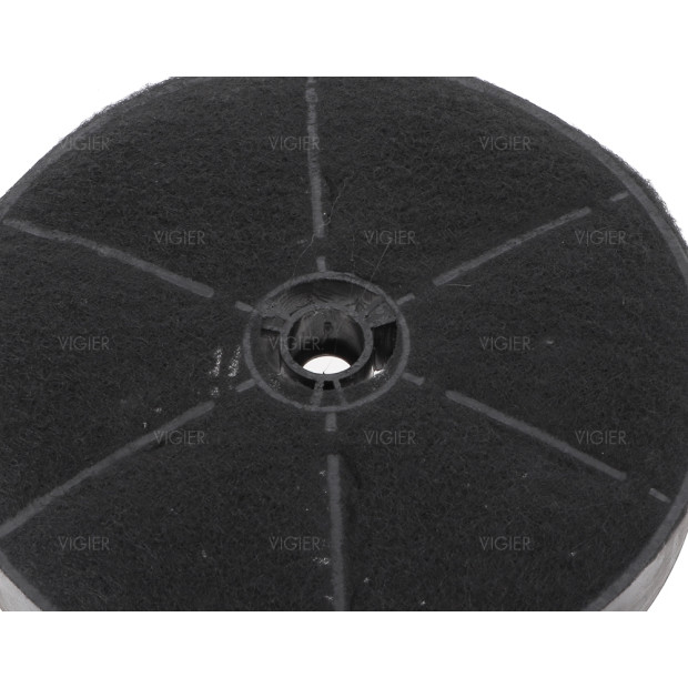 Lot de 2 filtres à charbon d'origine pour hotte Airlux Glem
