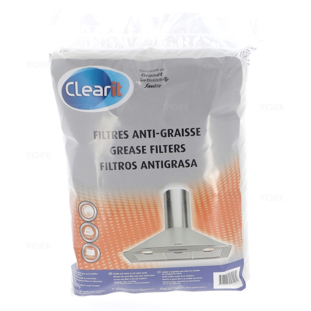 FILTRE ANTI GRAISSE UNIVERSEL POUR HOTTE 114X47CM 140GR/M²