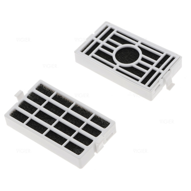 Lot de 2 filtres anti bacterien pour refrigerateur Whirlpool
