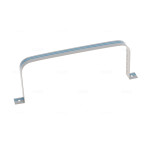 Fixation en inox pour tube plat 89x222mm