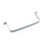 Fixation en inox pour tube plat 89x222mm