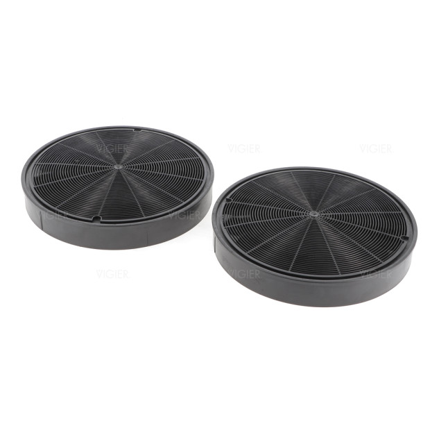 Lot de 2 filtres a charbon pour hotte De Dietrich 92x3435