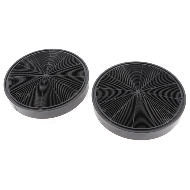 Lot de 2 filtres a charbon pour hotte De Dietrich 92x3435