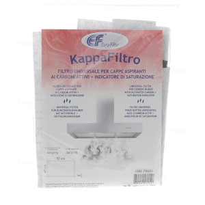 Filtre a charbon actif universel hottes aspirantes FK021
