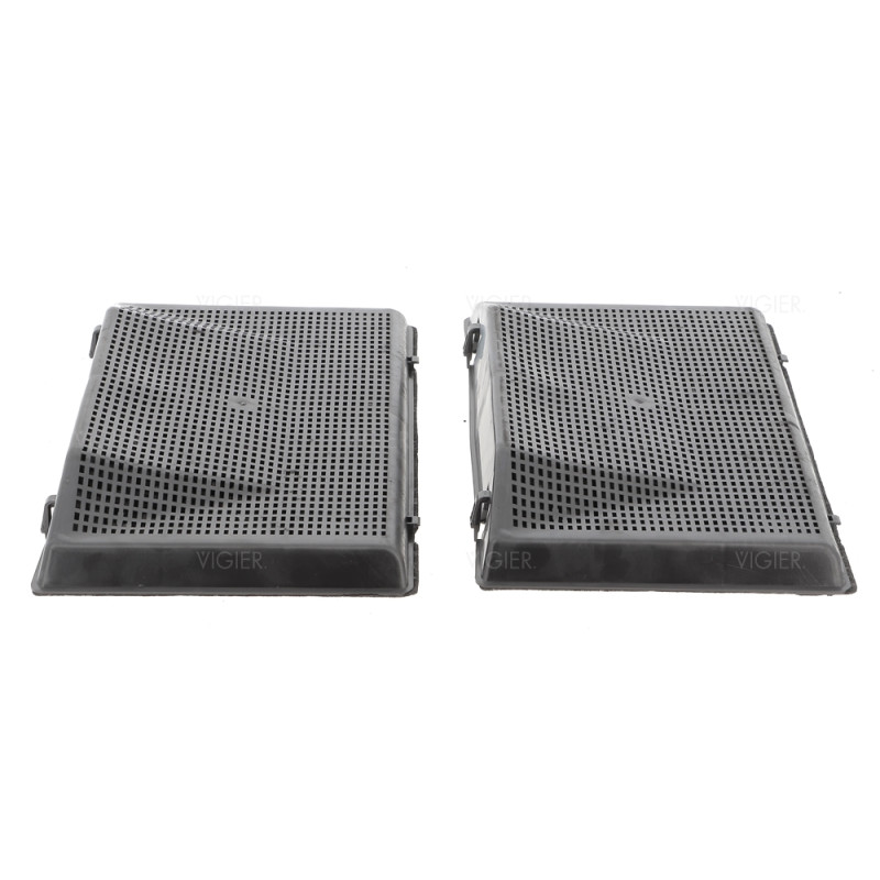2 FILTRES A CHARBONS SCHOLTES ARISTON TYPE 37 28.5X17.5CM