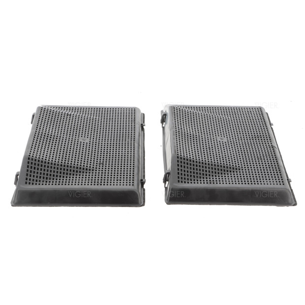 2 FILTRES A CHARBONS SCHOLTES ARISTON TYPE 37 28.5X17.5CM