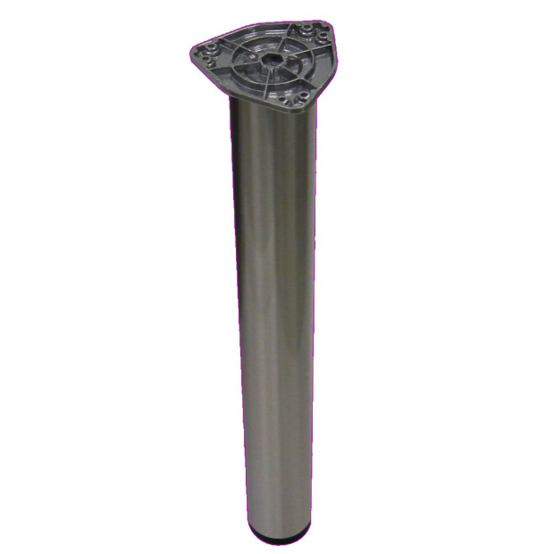 1 PIED DIAMETRE 80MM HAUTEUR 870MM INOX BROSSE