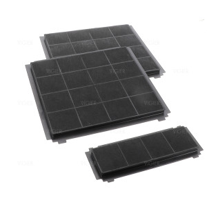 Kit filtres à charbon 330X300mm ET 267X98mm hotte AIRFORCE