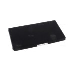 Filtre a charbon monoblock 338x176x30mm hotte Crystal Novy