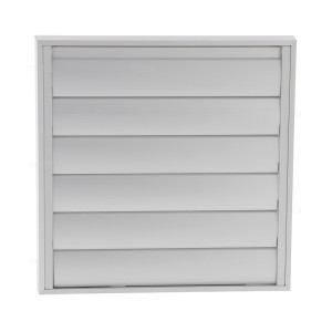 CLAPET DE FACADE ALUMINIUM NATUREL-246X246 MM