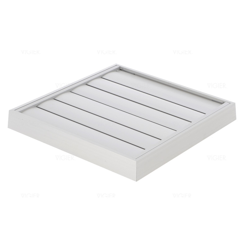 CLAPET DE FACADE ALUMINIUM NATUREL-246X246 MM