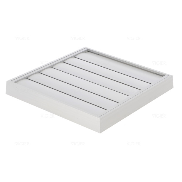 CLAPET DE FACADE ALUMINIUM NATUREL-246X246 MM