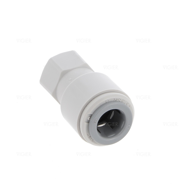RACCORD 7/16 A VISSER RACCORD RAPIDE TUYAU 3/8 (9.52MM)
