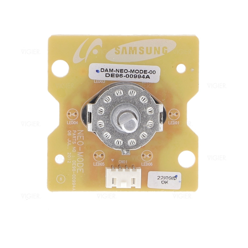 Selecteur de commande coté gauche four Samsung
