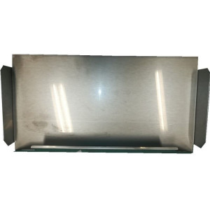Deflecteur de fumée inox pour foyer SUPRA