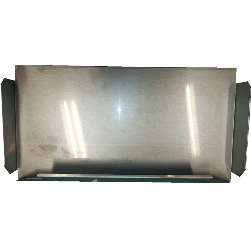 Deflecteur de fumée inox pour foyer SUPRA