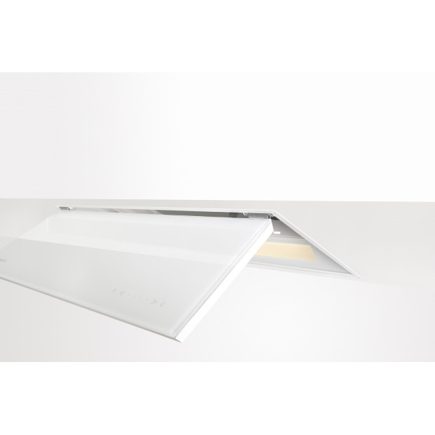 Hotte intégrée Novy FUSION, verre Blanc 820mm