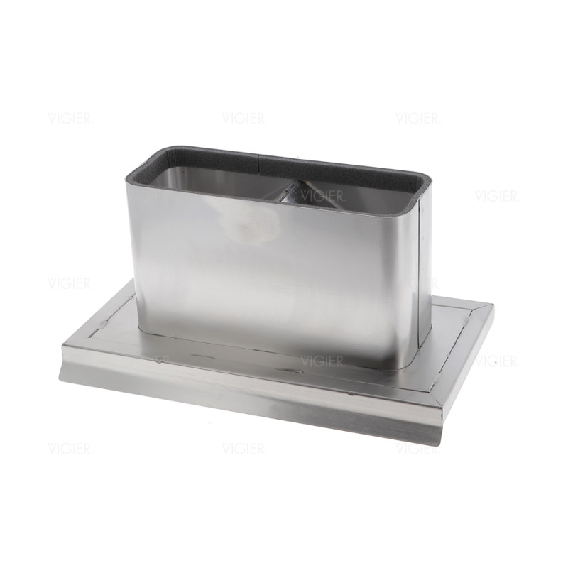 Clapet de facade inox hotte novy 906407