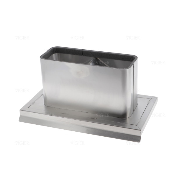 Clapet de facade inox hotte novy 906407
