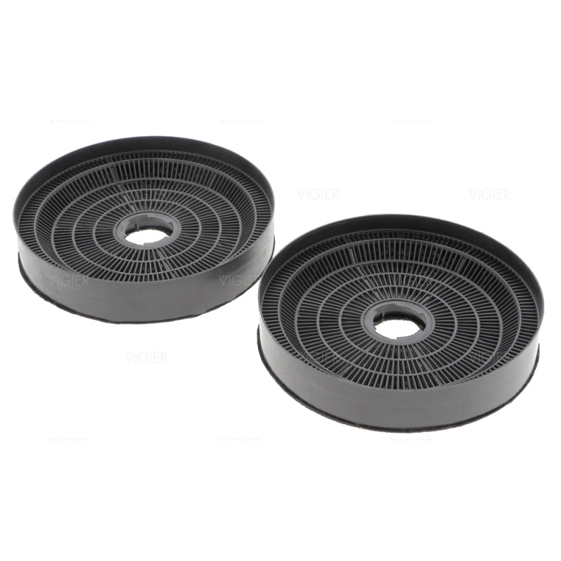 Lot de 2 filtres à charbon pour Hotte Baumatic ST1