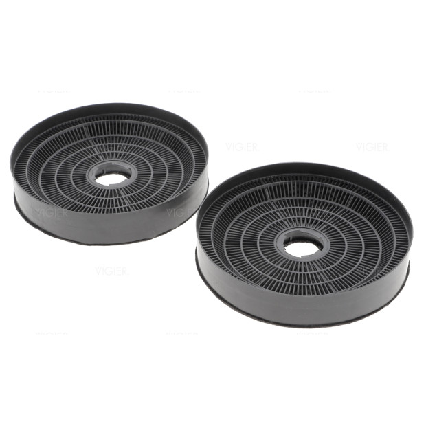 Lot de 2 filtres à charbon pour Hotte Baumatic ST1